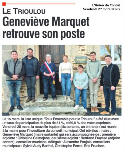 L’Union du Cantal - 27 mars 2026