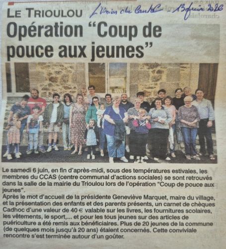 L'Union du Cantal - 13 juin 2026