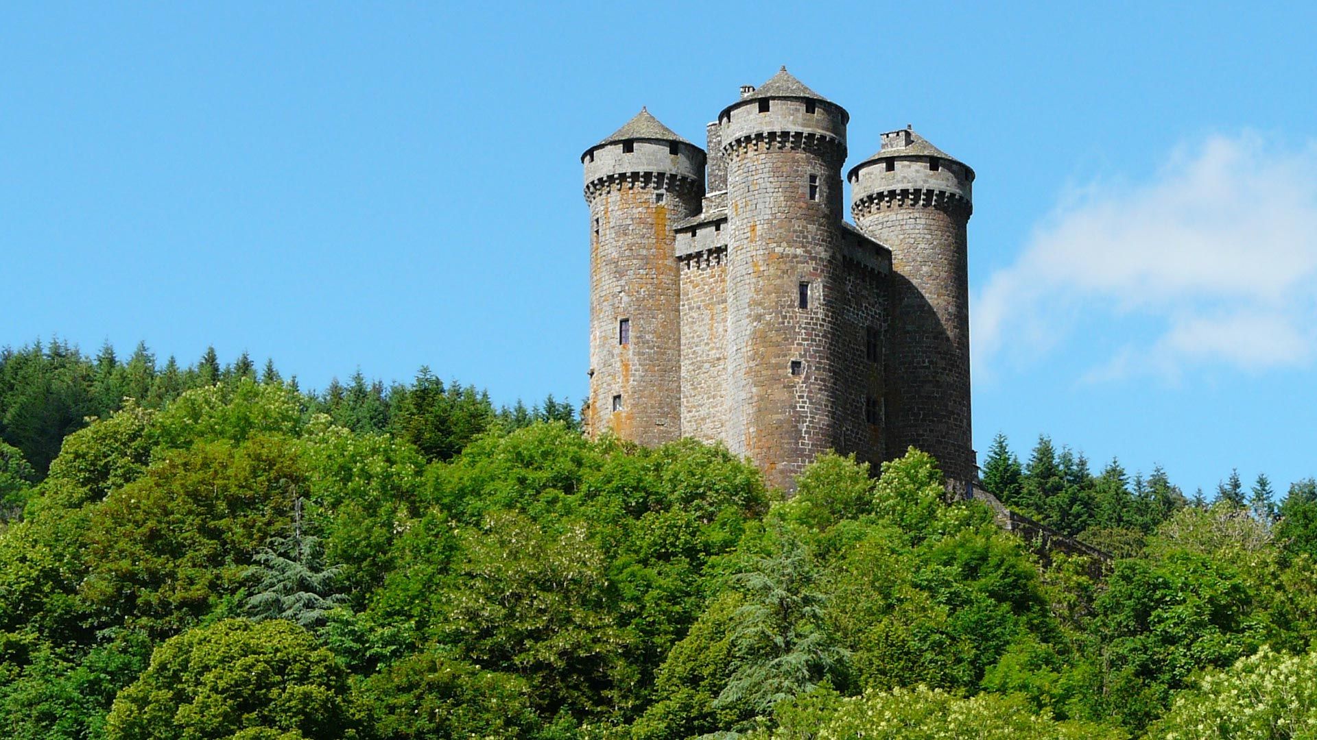 Château d'Anjony à Tournemire 