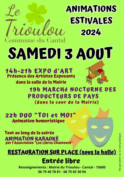 Fête du Trioulou - samedi 3 août